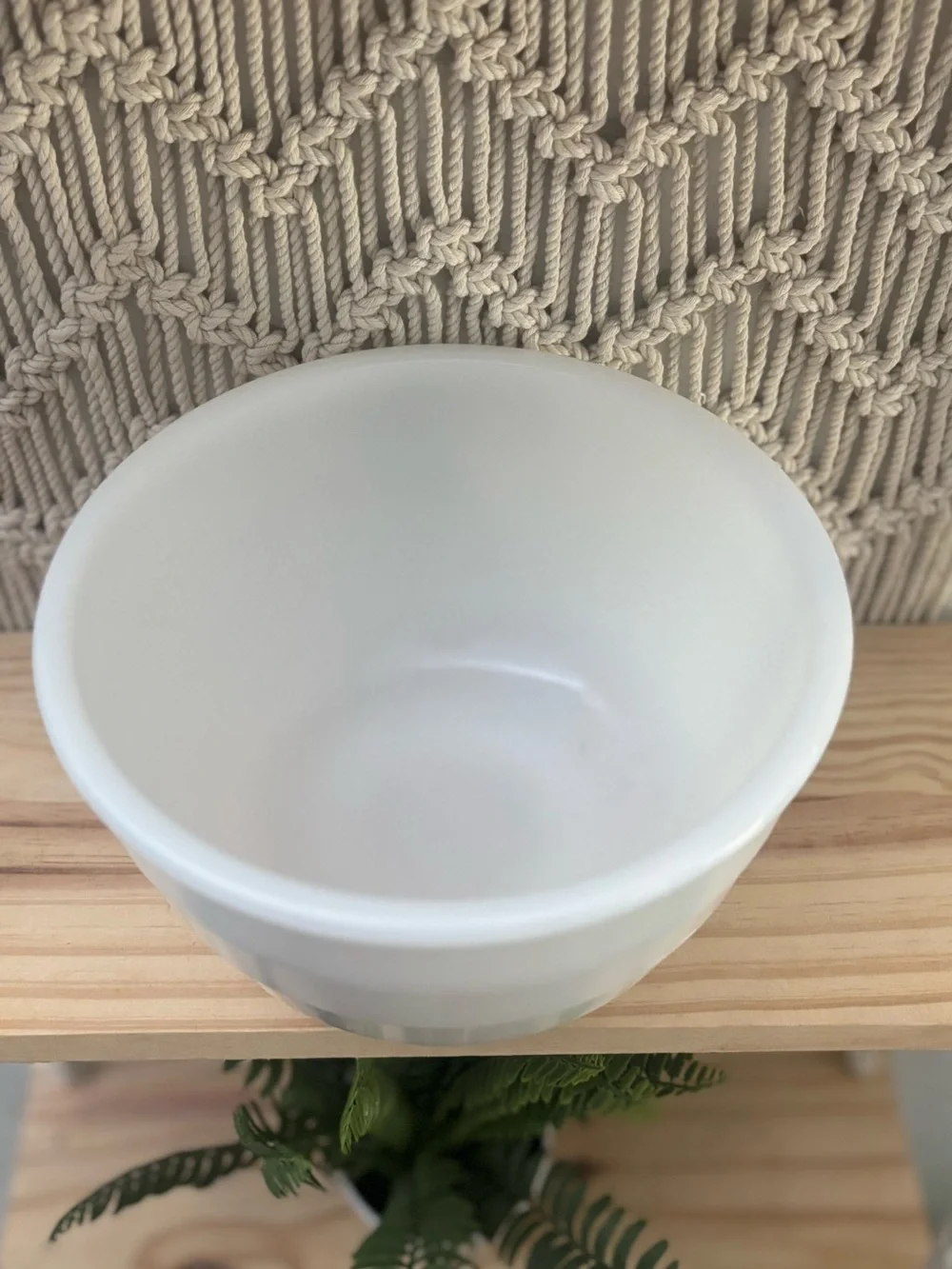 Vintage General Electric Milk Glass Mixing Bowl
